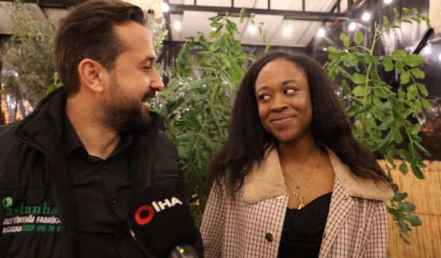 Afrikalı Öğretmen Adanalı Damatla Dünya Evinde