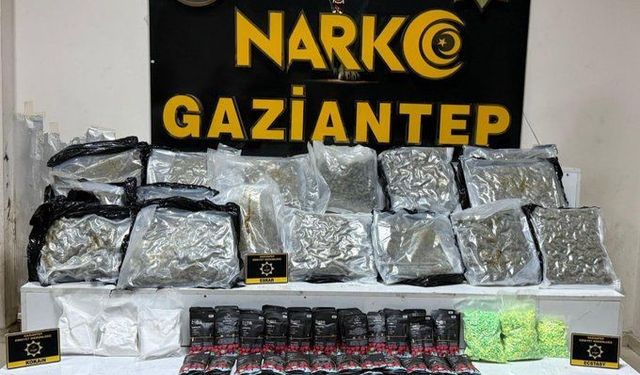 Gaziantep’te son 10 günde yasaklı maddeye darbe