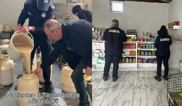 Oğuzeli’nde Sağlıksız Tahin Üretimine Müdahale