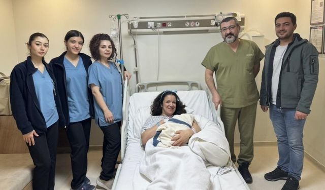 2026’nın İlk Bebeği Ayaz Oldu