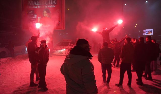 Gaziantep’te Kar Altında Yeni Yıl Coşkusu