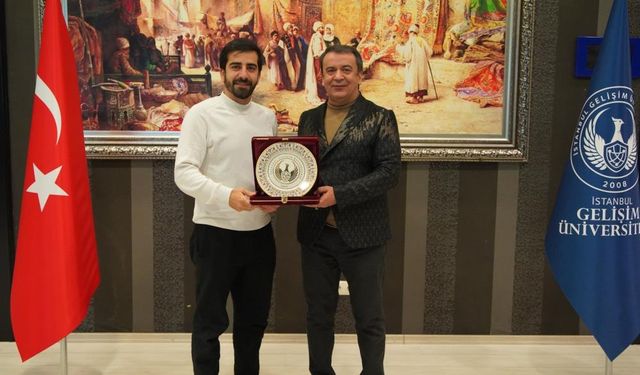 Saymaz’dan İGÜ’ye Ziyaret