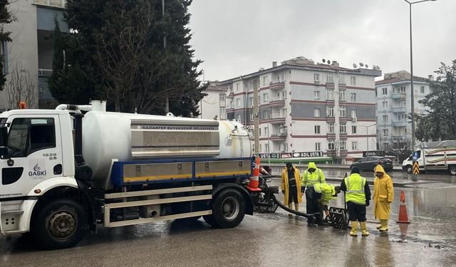 Gaziantep’te Yağışlara Karşı Önlem Seferberliği