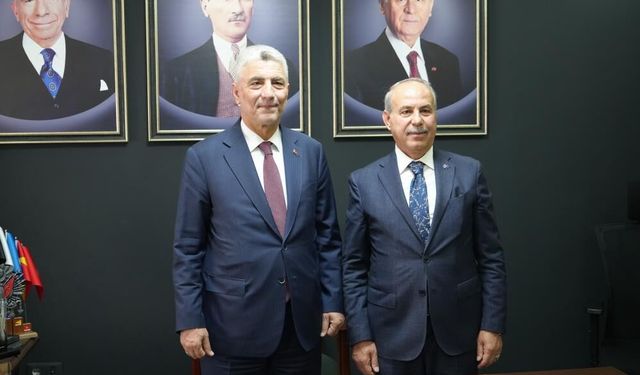 Bakan Ömer Bolat MHP Gaziantep İl Başkanlığı'nda
