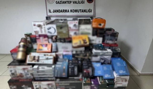Gaziantep’te Çok Sayıda Kaçak Ürün Ele Geçirildi