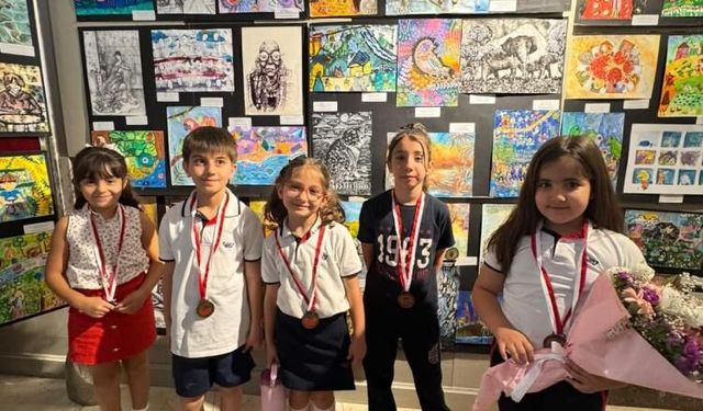 Minik Ressamlar Gaziantep’e Gurur Yaşattı