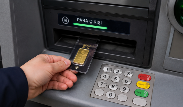Gram Altın Artık ATM'den Alınabilecek