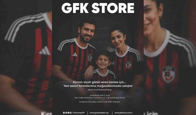 Gaziantep FK'da yeni sezon formaları satışta