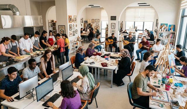 Gaziantep'te Farklı Hobiler İçin Ücretsiz Kurslar