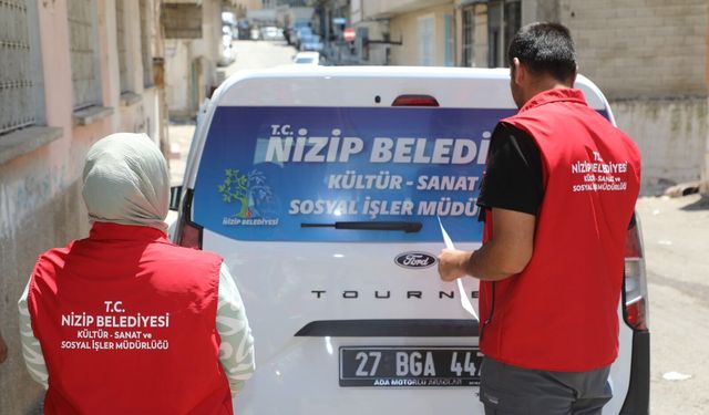 Nizip Belediyesi’nden Ailelere Anlamlı Destek