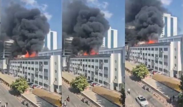 Halı Sarayı'nda Alevler Yükseldi
