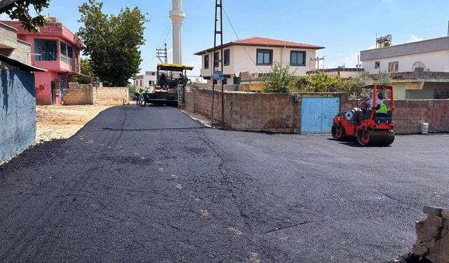 Araban’ın caddelerinde asfalt çalışması tam gaz