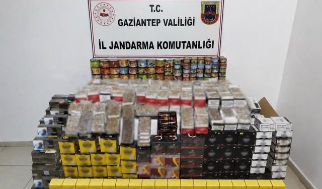 Gaziantep'te Kaçak Ürün Operasyonu