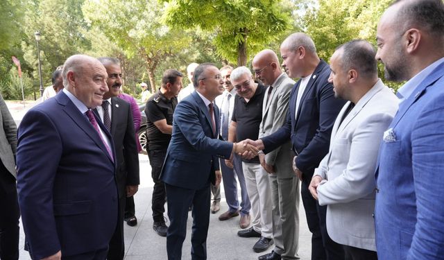 Vali Çeber ve Emniyet Müdürü Özcan’dan GESOB’a Ziyaret