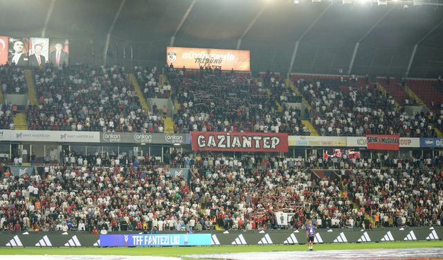 Fenerbahçe maçıyla Gaziantep FK’da tribünler coştu
