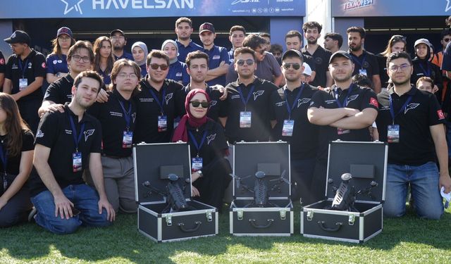 Gaziantep’te İHA’lar Gökyüzünde Yarışıyor