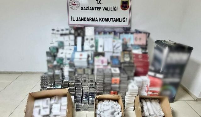 Gaziantep'te kaçak elektronik eşya baskını