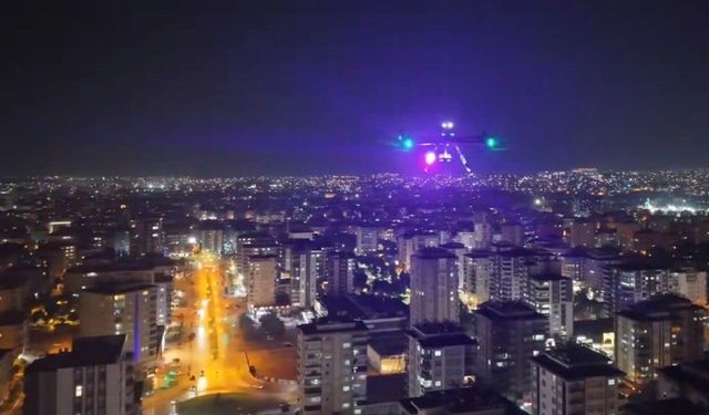 Gaziantep'in Güvenliği Havadan Sağlanıyor