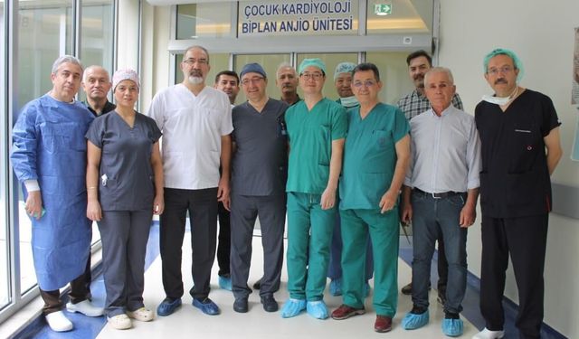 Gaziantep’te çocuk kalp tedavisinde Türkiye ilk