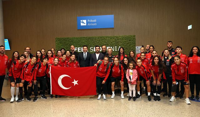 Kadın A Millî Takımı Slovenya’ya Ulaştı
