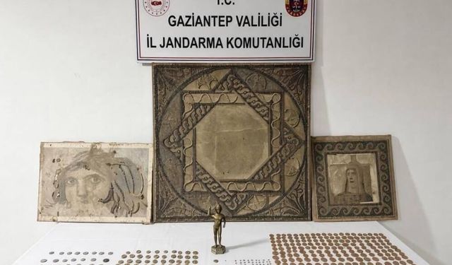 Gaziantep’te Sahte Tarihi Eser Operasyonu
