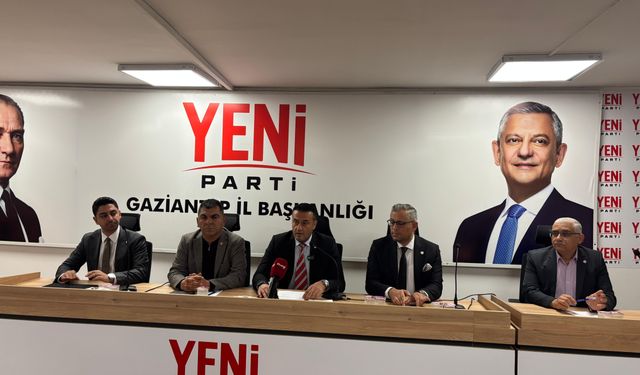 Yeni Parti Gaziantep'ten Halk TV Ve Kongre Açıklaması