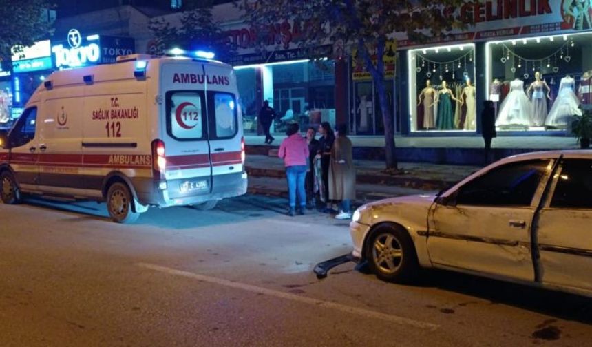 Gaziantep’te ani fren kazaya neden oldu: 2 yaralı