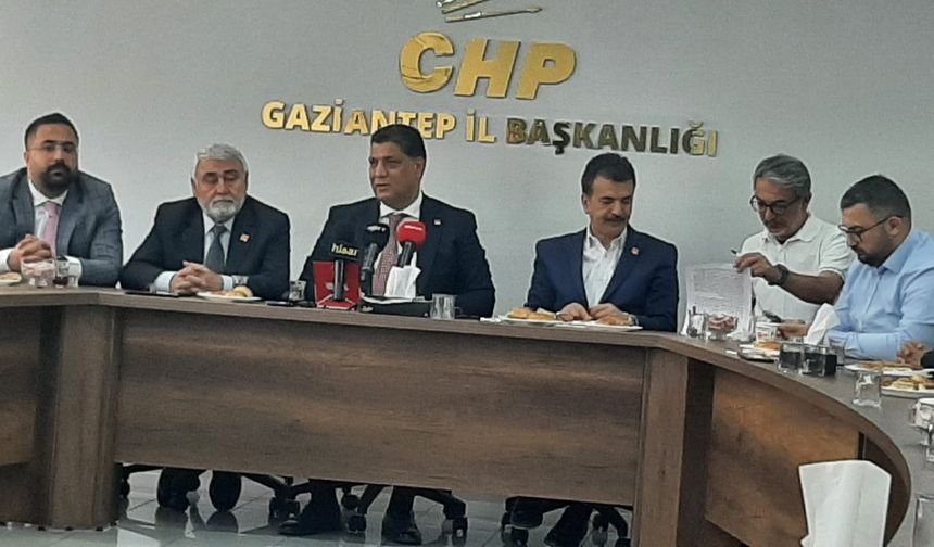 Gaziantep’te CHP’den Dikkat Çeken Açıklamalar…