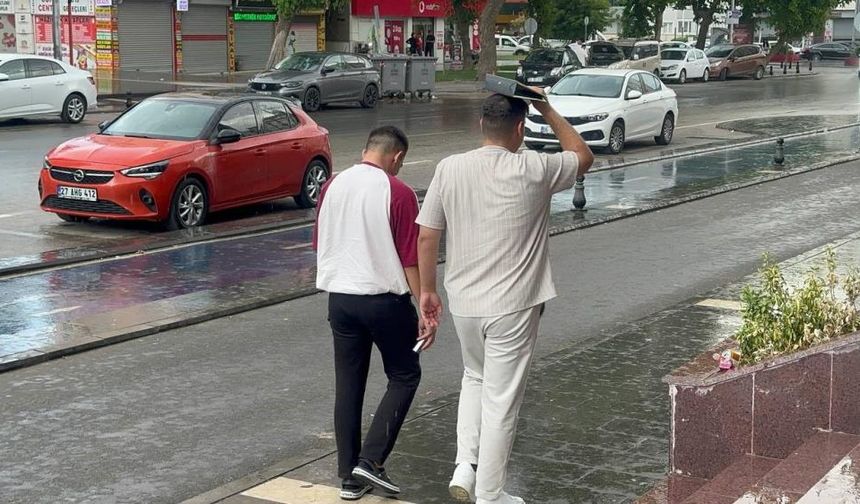 Gaziantep'te haziran ortasında yağmur şoku