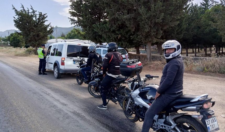 Gaziantep’te motosikletler denetimden geçti