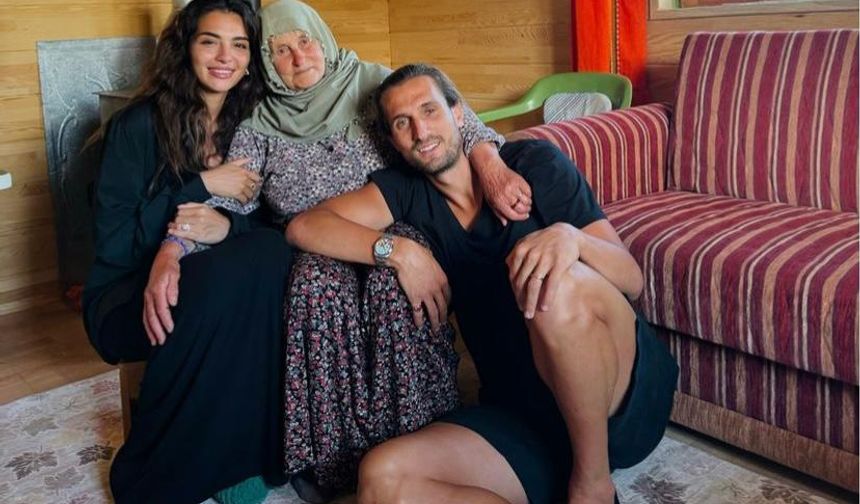 Yusuf Yazıcı ve Melisa Aslı Pamuk'tan Trabzon'da aile ziyareti!