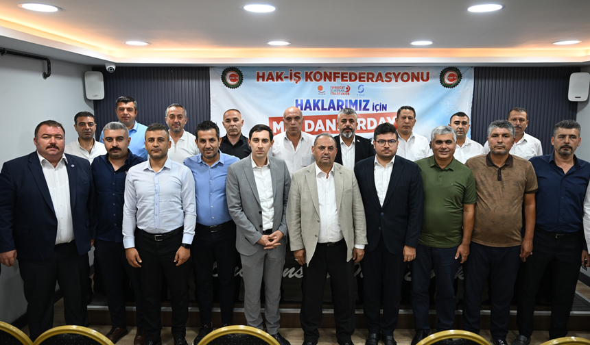 HAK-İŞ Genel Başkan Yardımcısı Değirmenci, Gaziantep'te konuştu