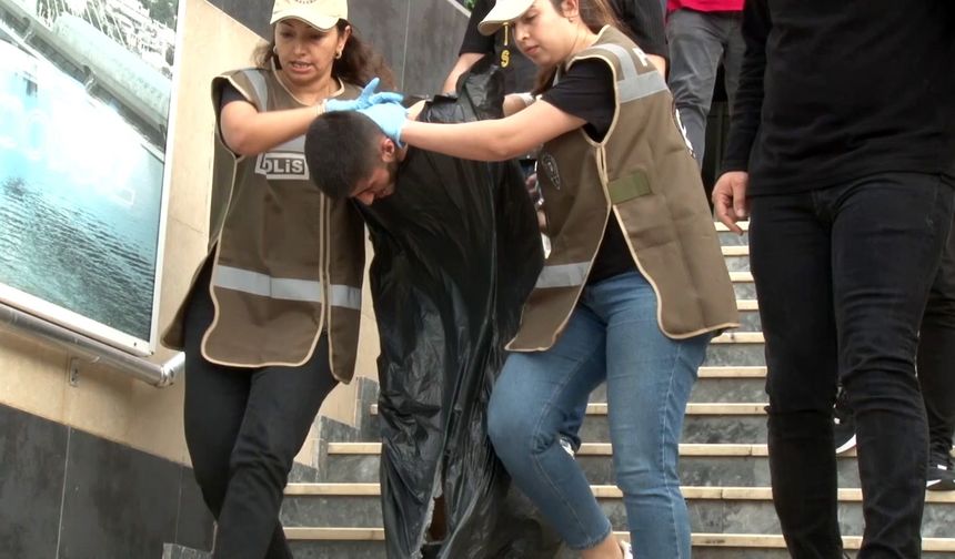 Kadın polisi şehit eden şüpheli adliyeye götürüldü!