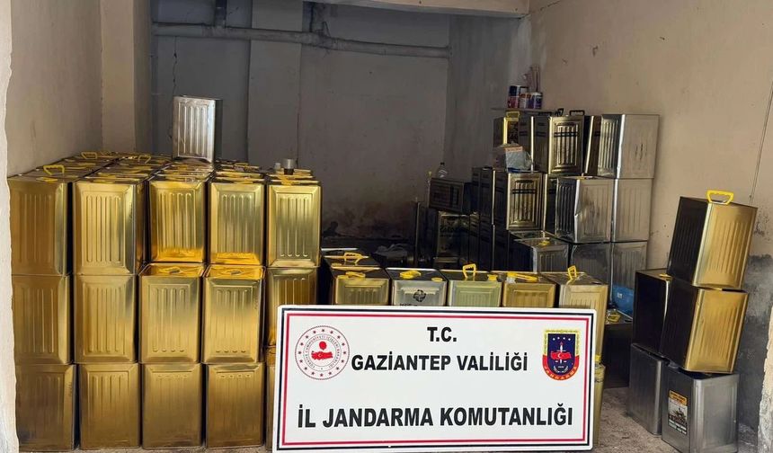 1,5 milyon lira değerinde sahte zeytinyağı ele geçirildi