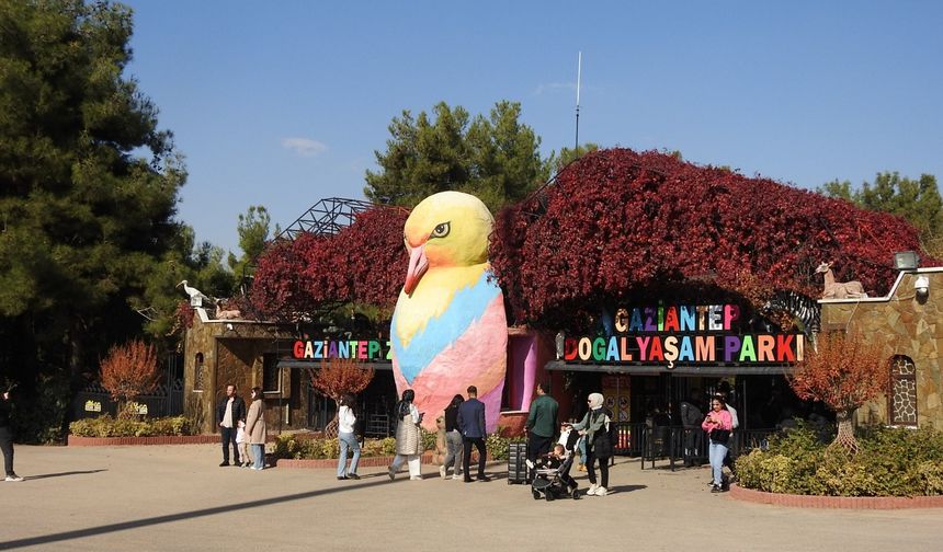 Gaziantep Doğal Yaşam Parkı'na ziyaretçi akını