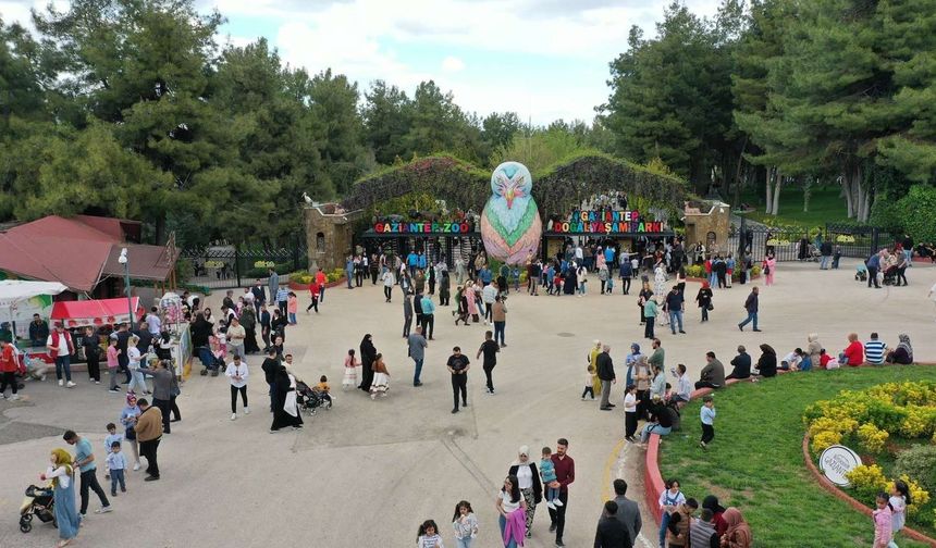 90 Bin Kişi Gaziantep Doğal Yaşam Parkı’na Koştu