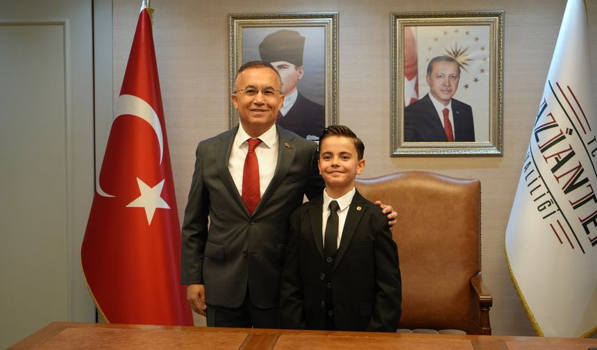 Gaziantep'e Minik Vali!