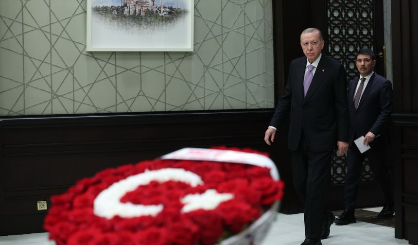 Cumhurbaşkanlığı Kabinesi Beştepe'de Toplandı