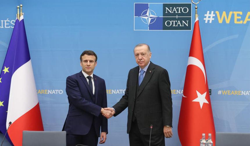 Erdoğan, Fransa Cumhurbaşkanı İle Görüştü