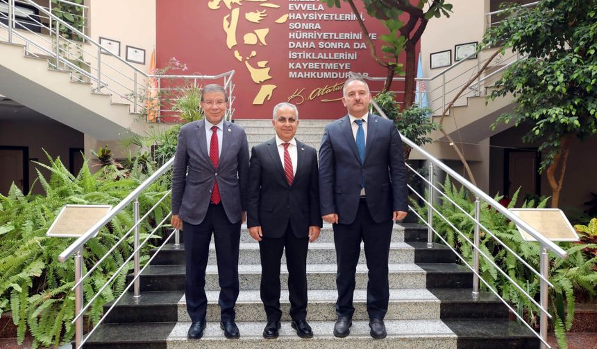 Güllüoğlu’ndan GAÜN Rektörüne Ziyaret