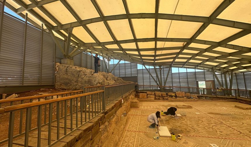‘Cennet Bahçesi' Mozaiğinde Restorasyon ve Konservasyon Başladı