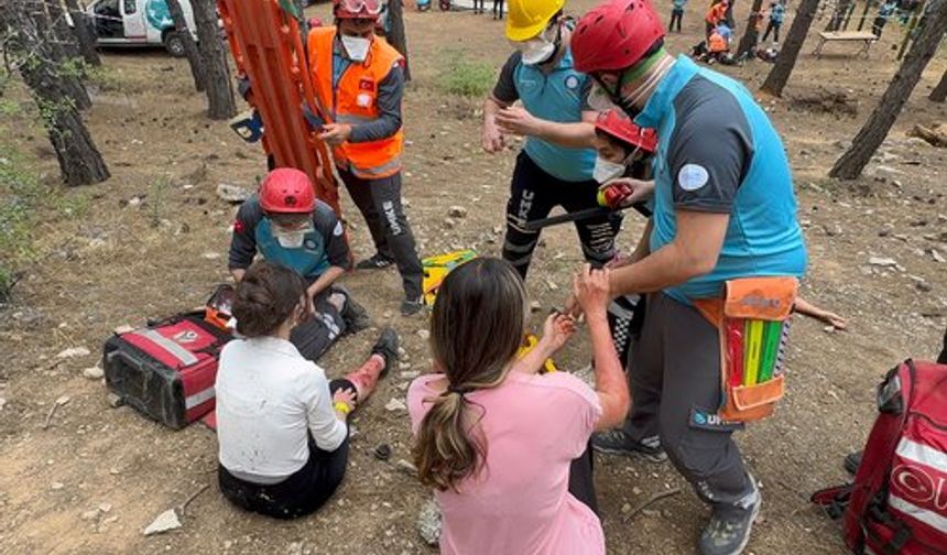 Gaziantep'te Nefes Kesen Tatbikat