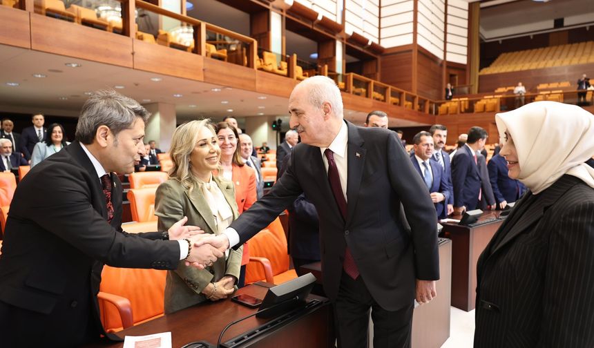 Ali Şahin’den Başkan Kurtulmuş’a Tebrik