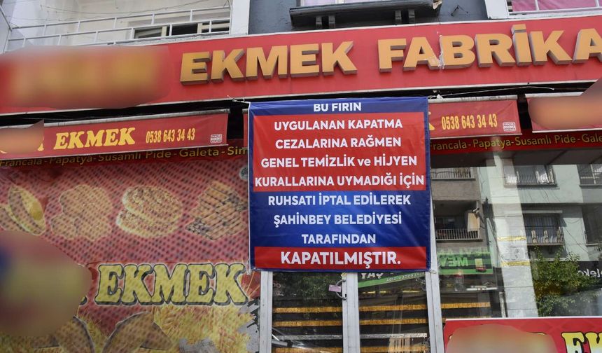 Gaziantep’te Kurallara Uymayan Fırına Kilit Vuruldu