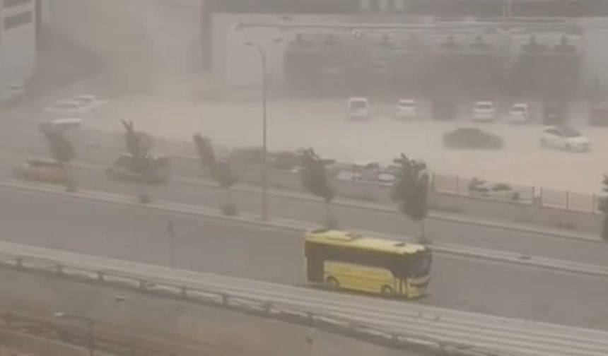 Gaziantep'te Şiddetli Fırtına