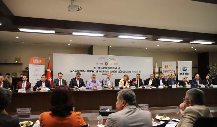 Gıda Fuarı Toplantısı'nda basına söz hakkı verilmedi