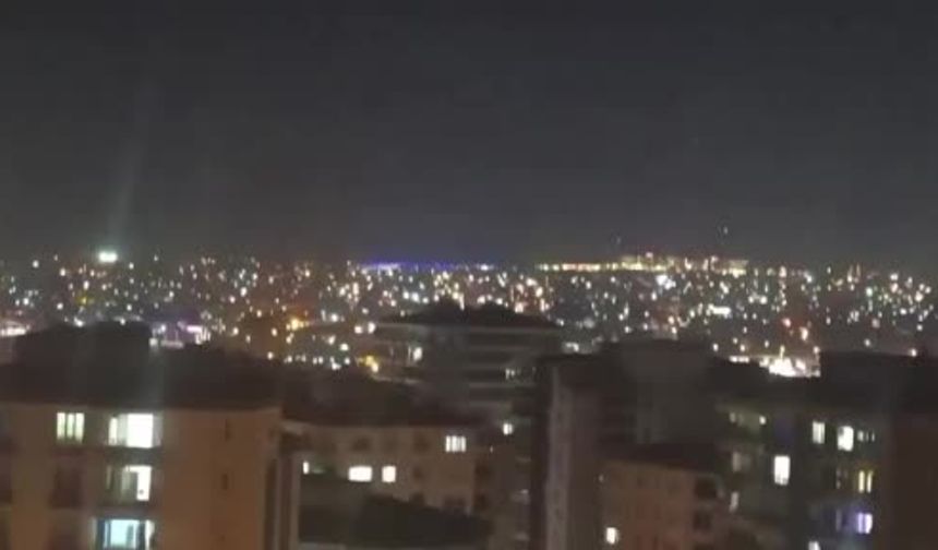 Gaziantep'ten Görülen İran Füzeleri Panik Yarattı