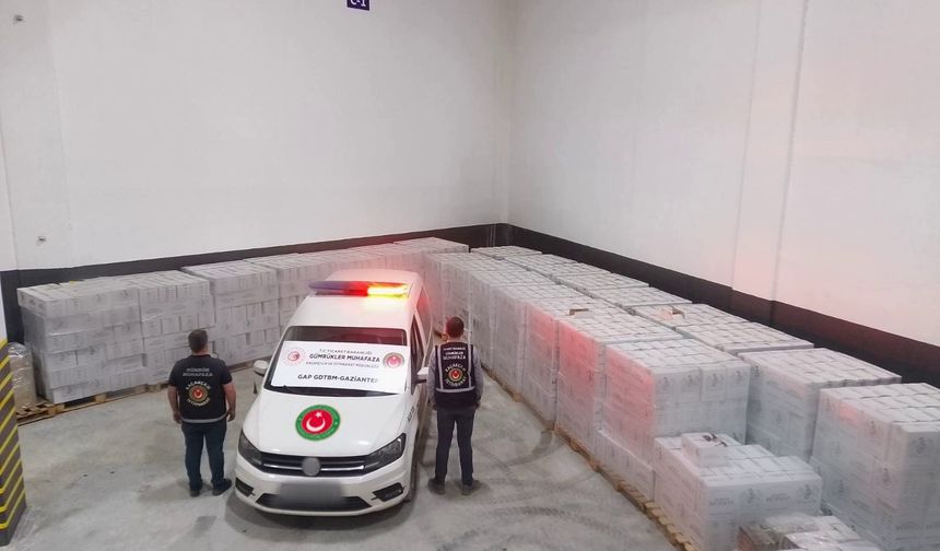 Gaziantep'te Kaçak Alkol Operasyonu