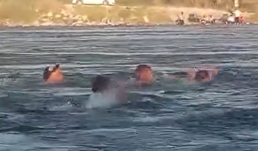 Fırat Nehri'nde 3 Kişi Boğulmaktan Son Anda Kurtardı