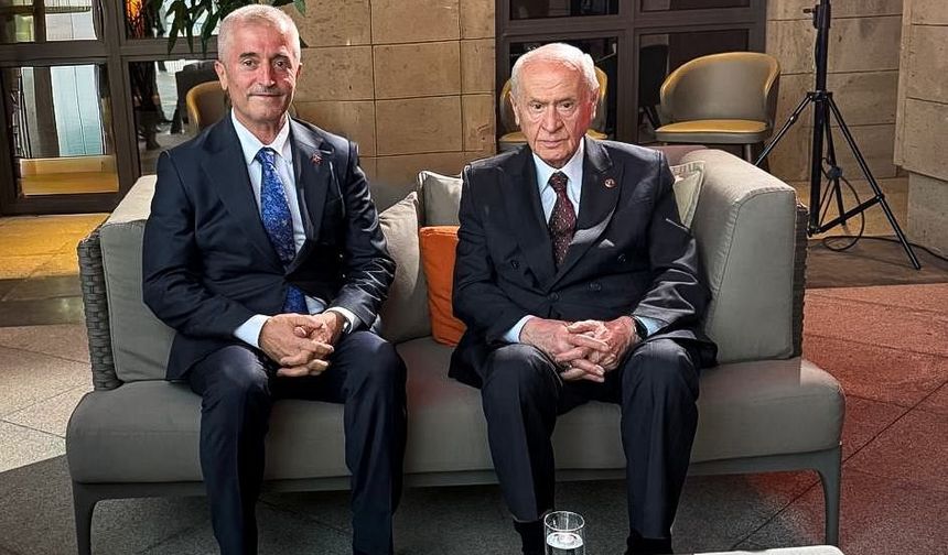 Tahmazoğlu Ahlat’ta Bahçeli ile Bir Araya Geldi